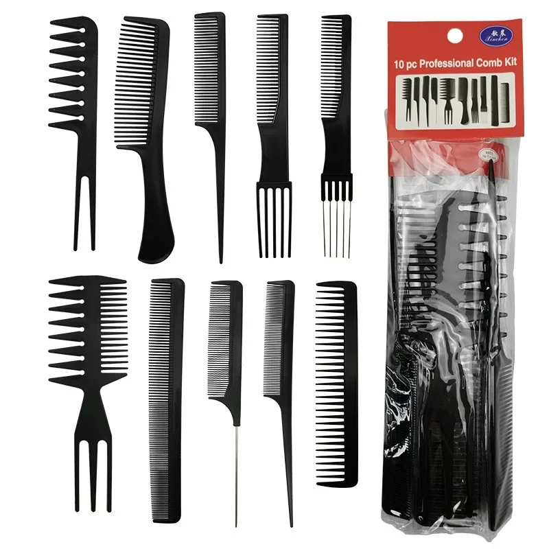 

Barber Hairdressing Combs Multifunction Hair Detangler Comb Anti-static Haircare Hairstyling Tool Set Stylist Accessories