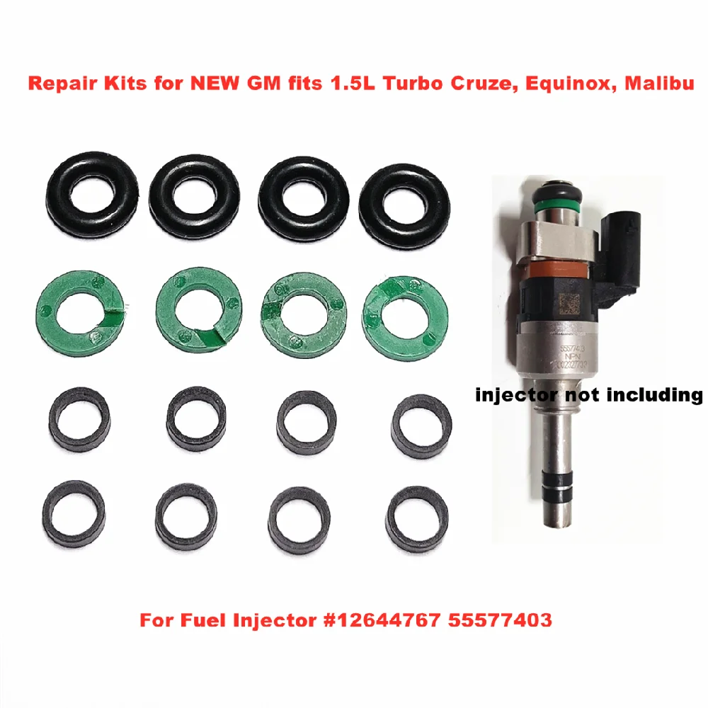 Fuel Injector Rebuild Repair Kits OEM 55577403 For Buick Chevrolet GMC Cruze Encore Equinox 16-18(AY-RKG912)