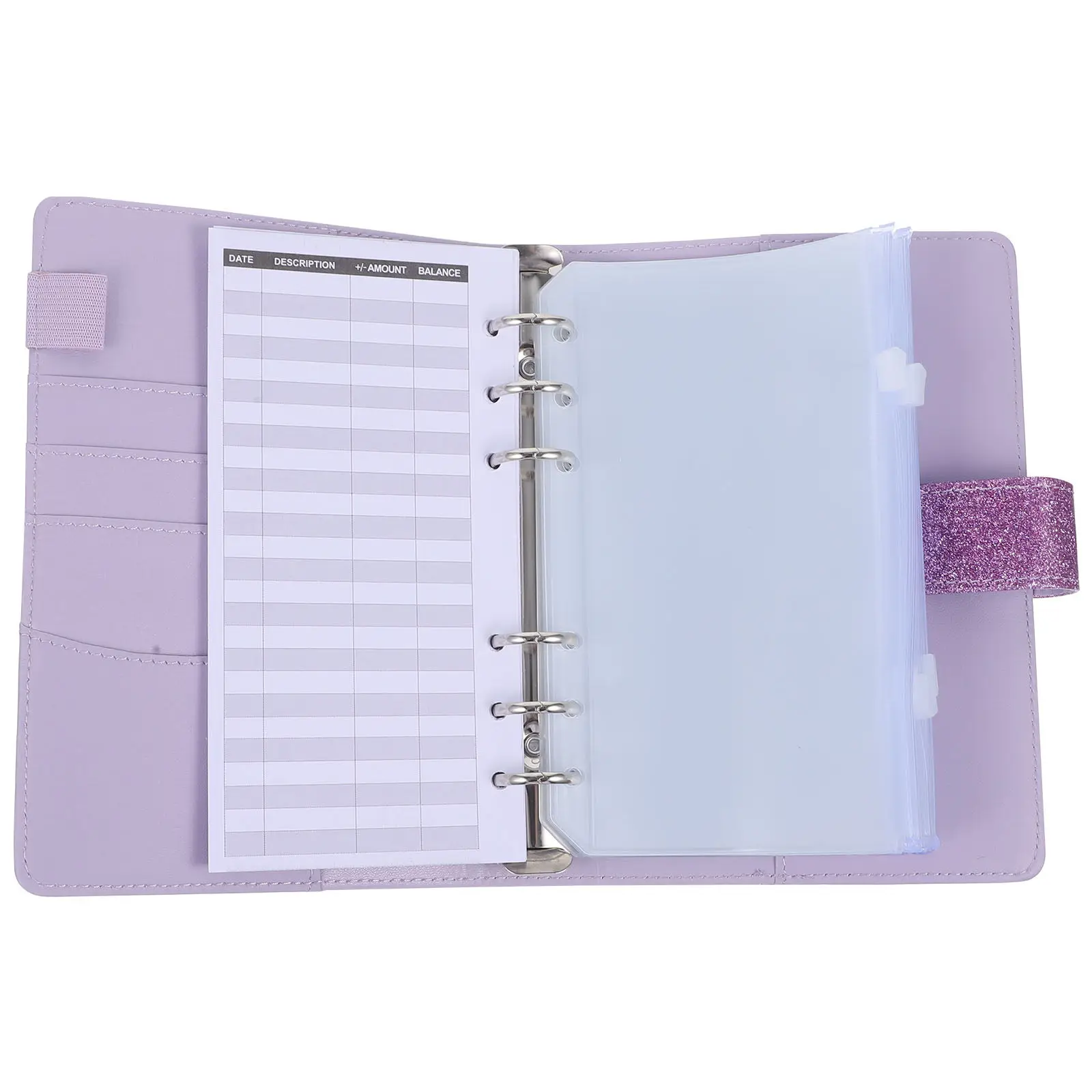 

1Set Budget Book with Cash Envelopes Money Organizer for Budgeting Expense Tracking Sheets Savings Binder Planner PVC Waterproof