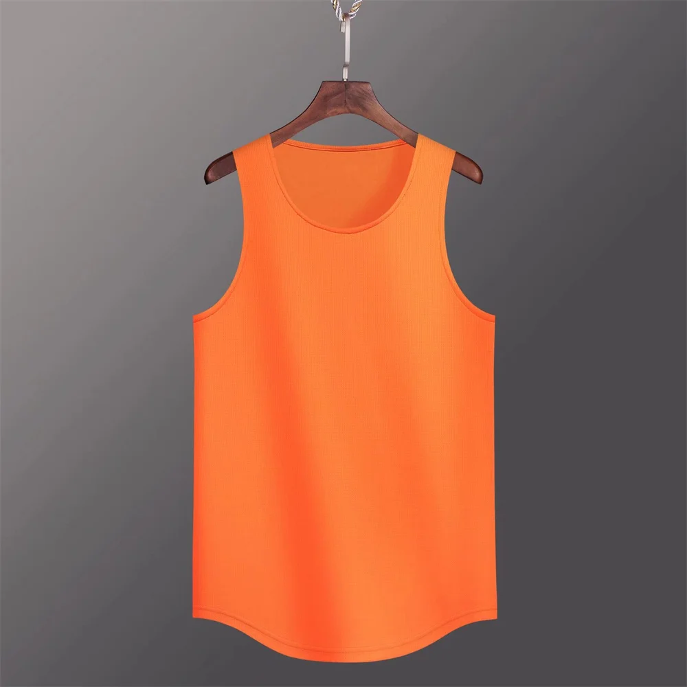 M-5XL Big Size Dry Fit Men Sleeveless Basketball Jersey Tops Clothes Crossfit Male Oversize Jogging Training Running Sports Vest