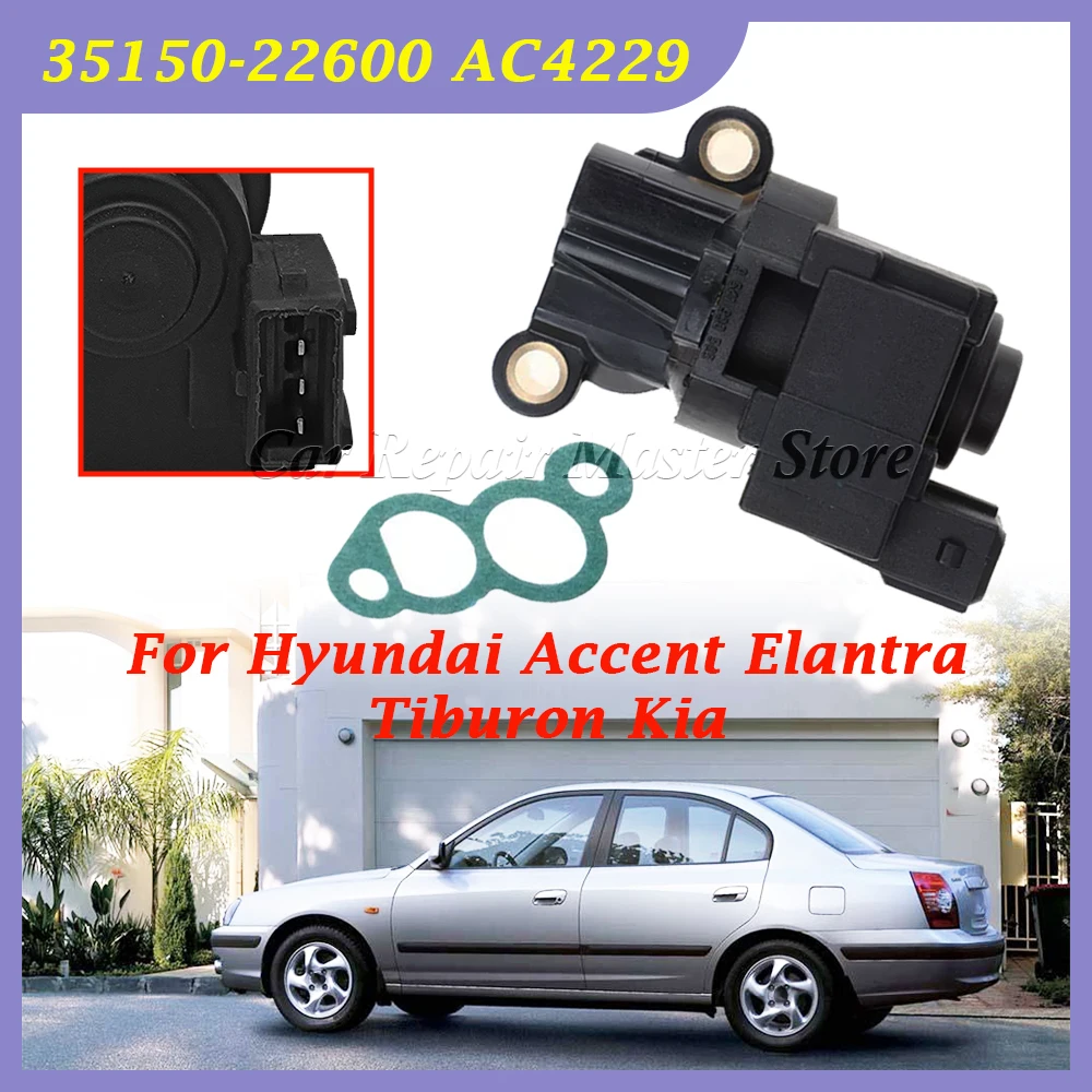 

35150-22600 35150 22600 3515022600 AC493 AC4229 для Hyundai Accent Elantra Tiburon Kia I4, клапан холостого хода IAC 35150-22600