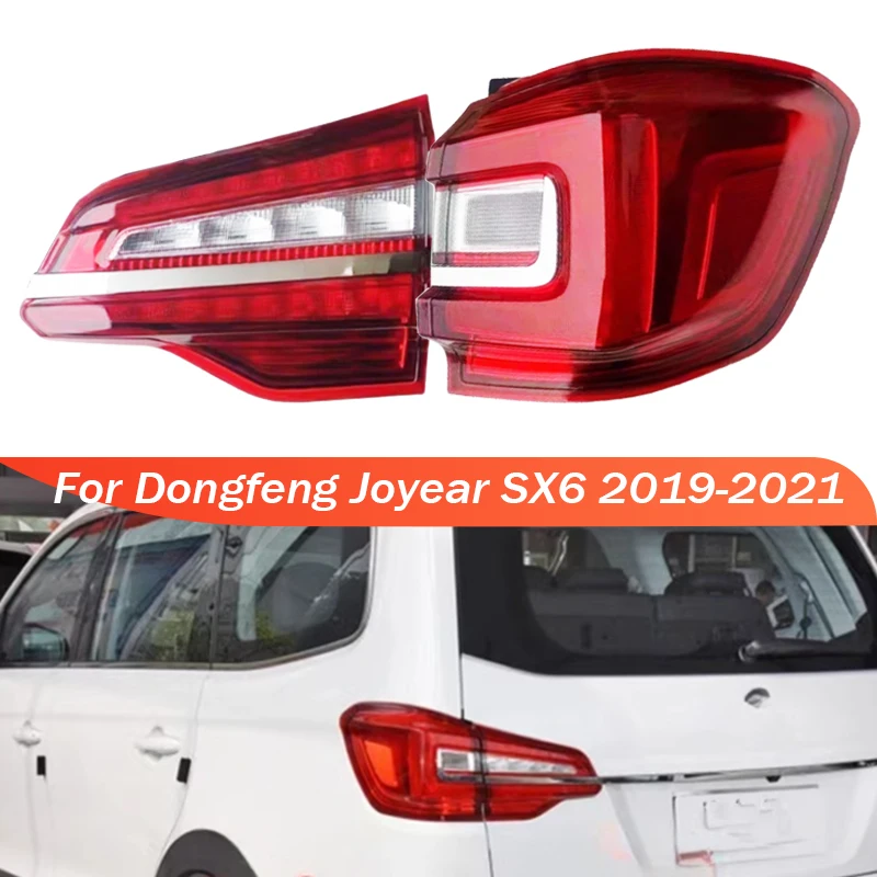 For Dongfeng Joyear SX6 2019 2020 2021 Rear Tail Light Assembly Stop Brake Light Reverse Driving Light Taillight Tail Lamp