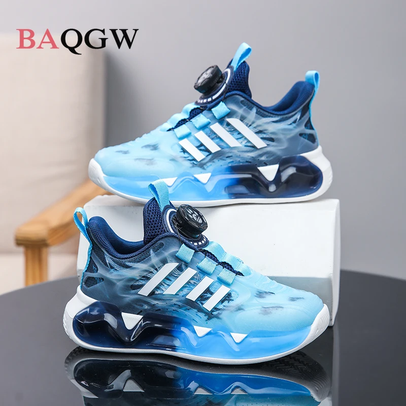 Easy Buckle Baby Boys Girls Sneakers 2023 Spring New Light Children Kid Sport Shoes Toddler Casual Breathable Running Trainers