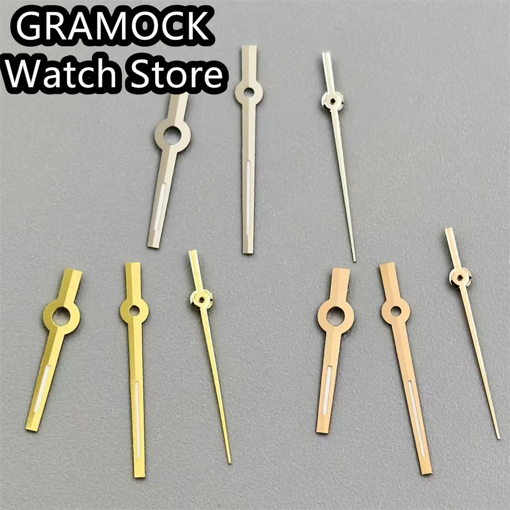 GRAMOCK Women Watch Hands Silver Gold Rose Gold Hands Green Luminous Fit NH05 NH06 Automatic Movement Watch Replacement Parts