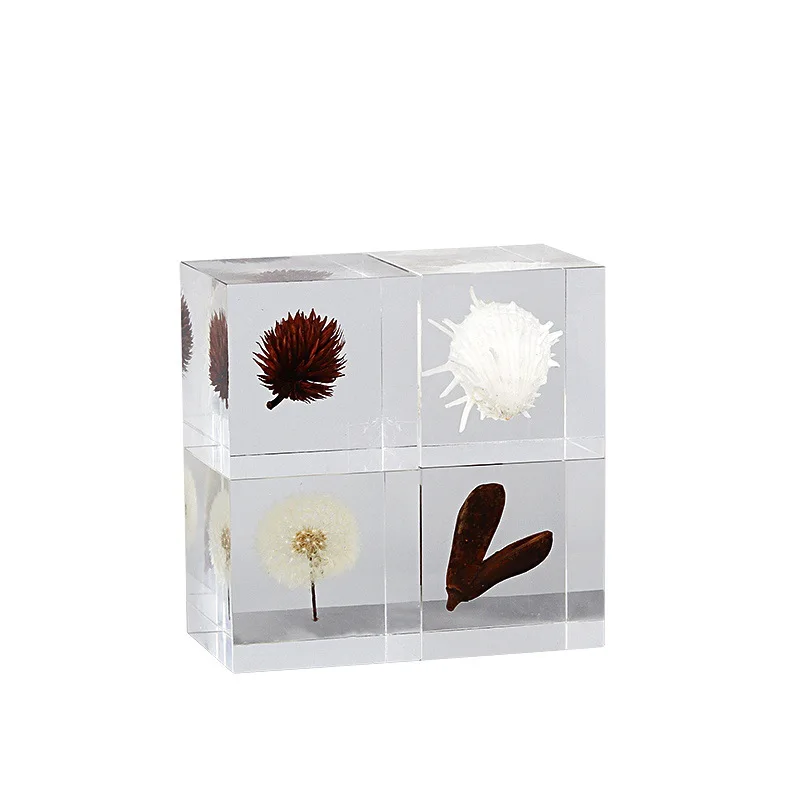 Platinum crystal fruit transparent ornament living room study sales office modern light luxury model room designer soft decorati