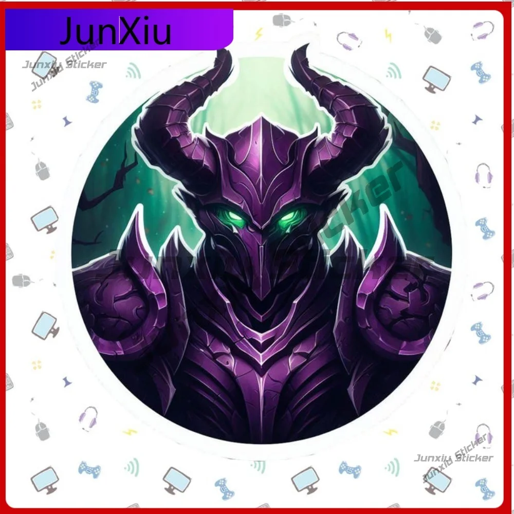 

Cute Fantasy Dark Paladin Vinyl Sticker Decal For Laptops Water Bottle Wall Decor Surface Resistant Durable Outdoor Stylish