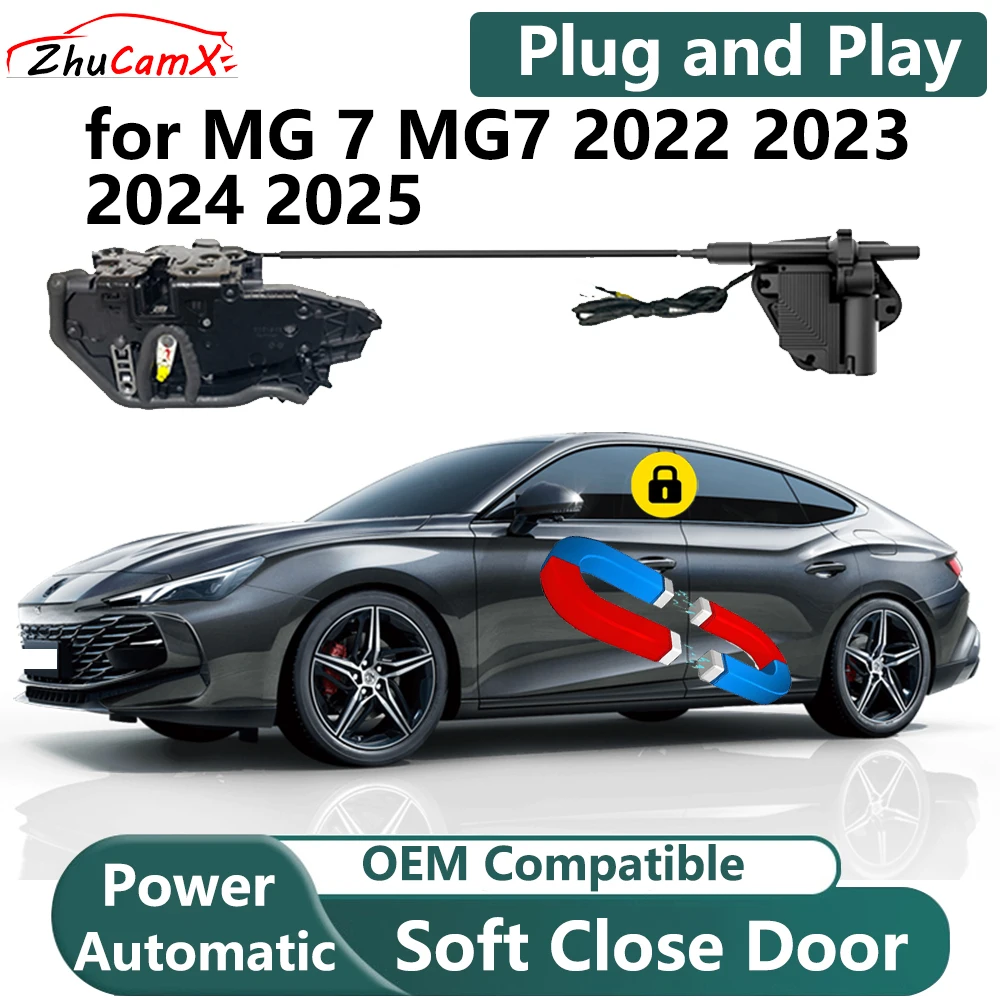 ZhuCamX for MG 7 MG7 2022 2023 2024 2025 Car Electric Soft Close Door System Power Closing Door Latch Lock OEM Plug and play