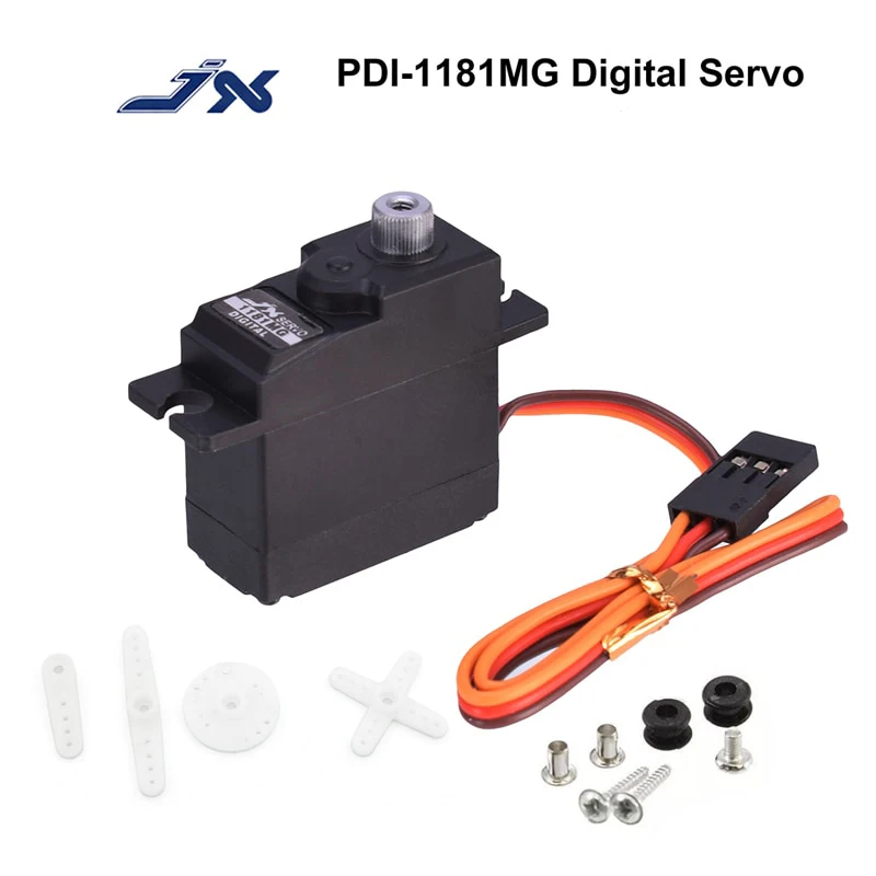 

JX Micro Digital Servo PDI-1181MG 18g 3.5KG Metal Gear Servo for WLtoys 144001 WPL RC Car B1/16 B24 C14 C24 Helicopter Aircraft