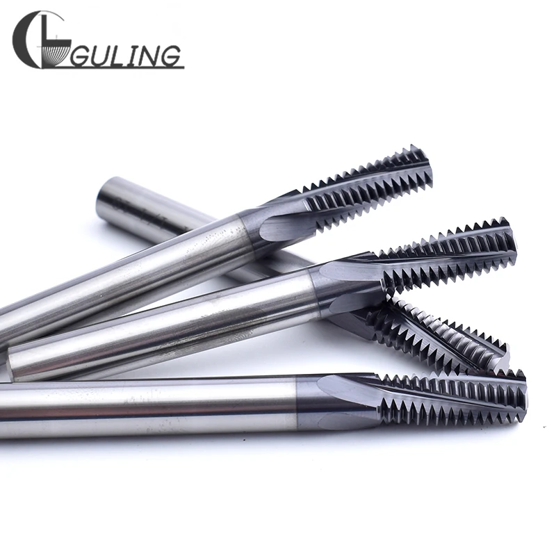 CNC 55 Degree Tungsten Steel BSP (G) Straight Pipe Thread Milling Cutter 1/16 1/8 1/4 3/8 1/2 3/4 - 28 19 14 mill cutters 1\