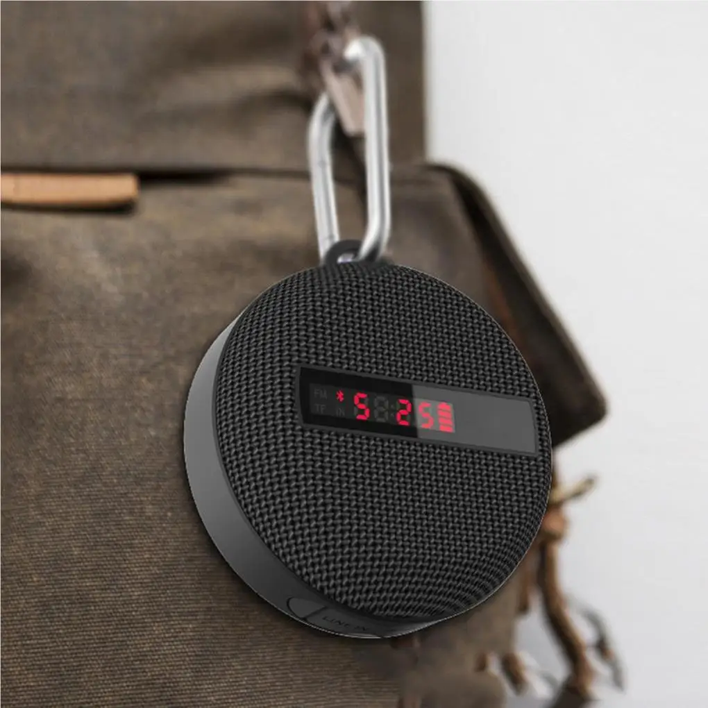 مكبر صوت لاسلكي 5.0 للدراجة مع صوت عالٍ مكالمات صغيرة بدون استخدام اليدين مكبر صوت طويل التحمل وقت وسرعة عرض الموسيقى