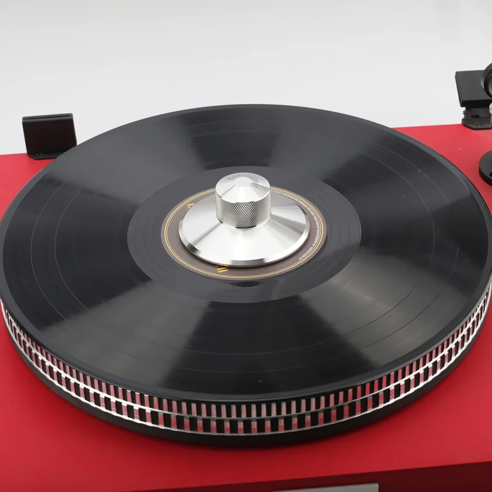 Audiocrast STB01 Aço Inoxidável 390g Peso de Gravação LP Disco Estabilizador Turntable Braçadeira HiFi