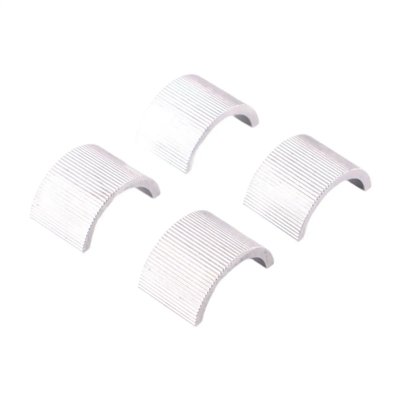 4 Pieces Generic Handlebar Shims Aluminum Alloy Practical Wear Resistant Sturdy