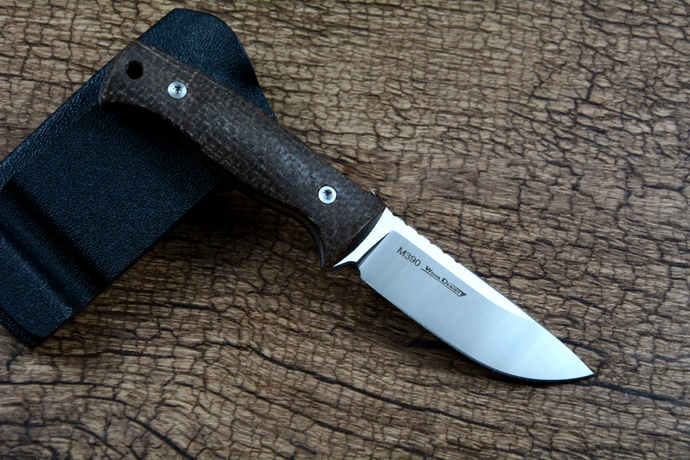 TWOSUN TS247 Fixed Knife M390 Blade Kydex Sheath Outdoor Camping Hunting EDC Knives