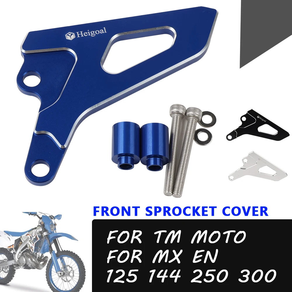 Motorcycle Accessories Front Chain Cover Protector Sprocket Guard For TM MOTO TMMOTO MX 125 144 EN 250 300 MX125 MX250 Parts