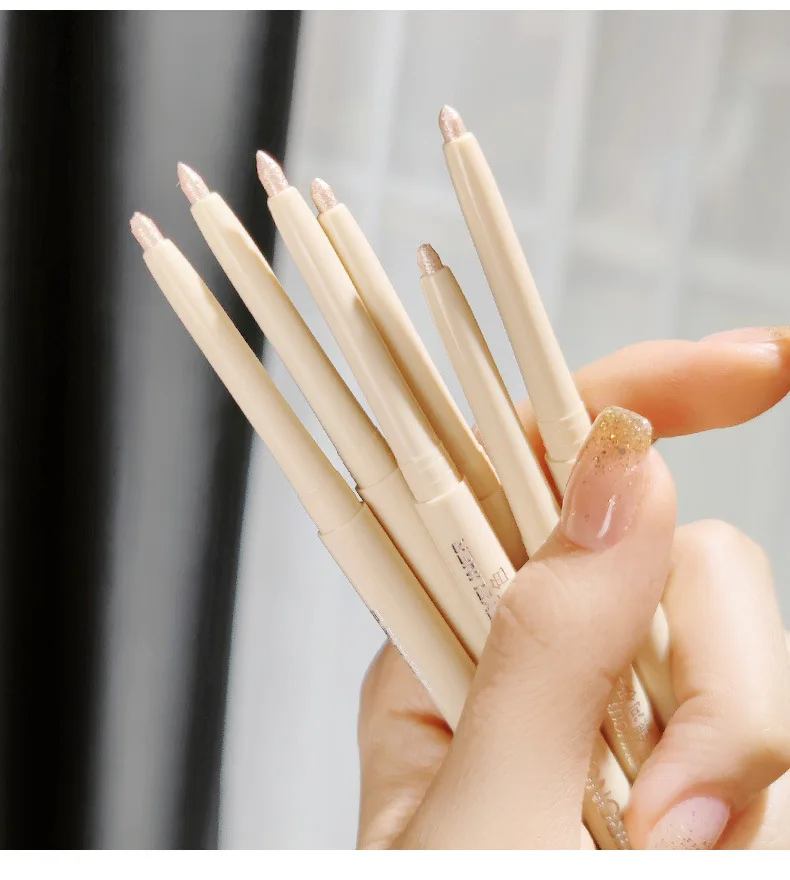 Female Cosmetic Lie Silkworm Pen Natural Highlight for Big Eyes Brighten Concealer Contour Stick Eyeshadow Hightlighter for Girl