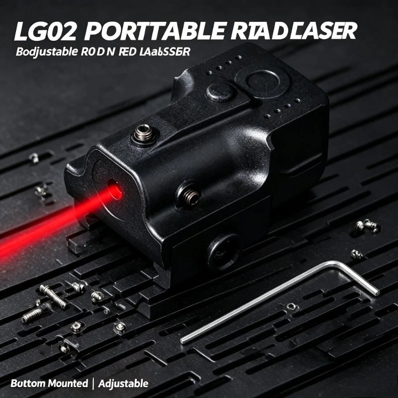 20MM Rail Fit L3‑g Laser Module,2026 LG02 Nylon Bottom‑Install Tunable Infrared Red Light For Night Use