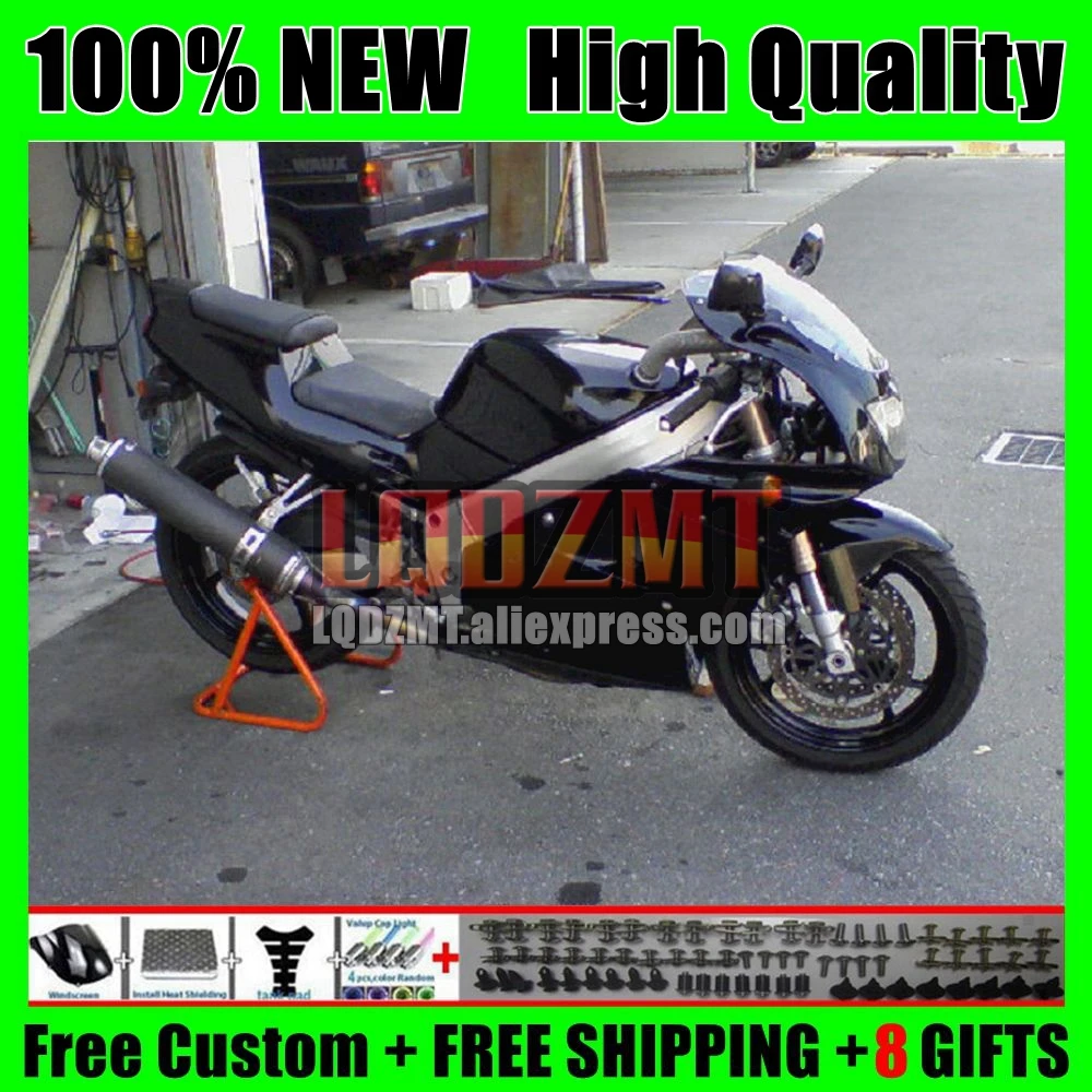 Fairing For KAWASAKI NINJA Glossy Black ZXR-250 ZX-R250 ZX 2R 81No.1 ZXR 250 ZX-2R ZXR250 91 92 93 94 ZX2R 1995 1996 1997 1998