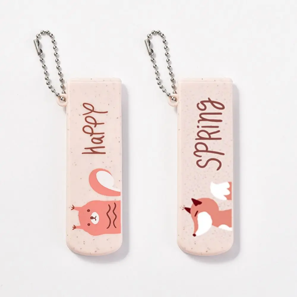 

Mini Lovely Animals Cartoon Comb Plastic Hairdressing Portable Comb With Mirror Cute Travel Size Makeup Comb Students