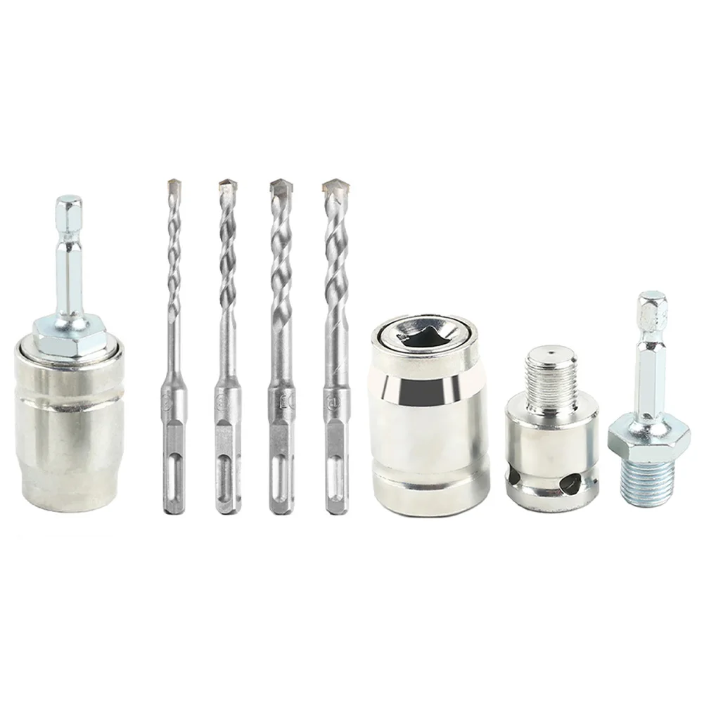 10mm Electric Hammer Converter Applicable For Electric Pick Chiseling Built-in High Spring Design Compatible With Hand Drills