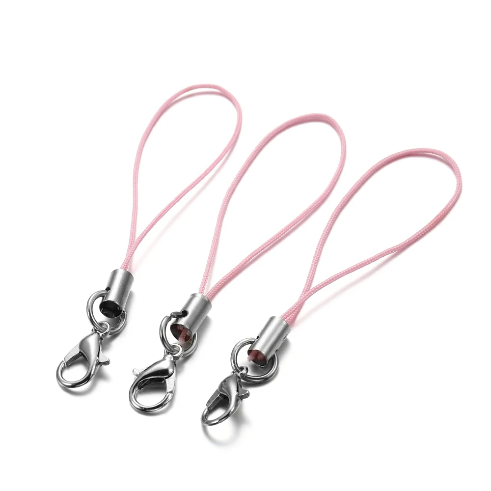 20/50/100 Stück Lanyard Lariat Strap Cords Karabinerverschluss Seil Schlüsselanhänger Haken Handy Set Charms Schlüsselanhänger Anhänger Schlüsselanhänger Zubehör
