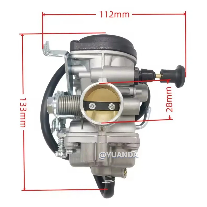 المكربن لياماها YBR125 YB125 YJM125 TW125 XTZ125 TW200 TK250 RT250 Italika RT250 JD9-E4101-02-00 جزء محرك الدراجة النارية #5