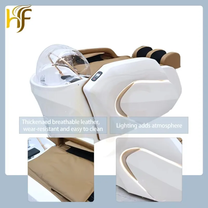 Electric Massage Shampoo Bed Water Circulation Hair Salon Chair Chinese Spa Wash Nail Shampoo Bowl Stoel Commercial Furniture