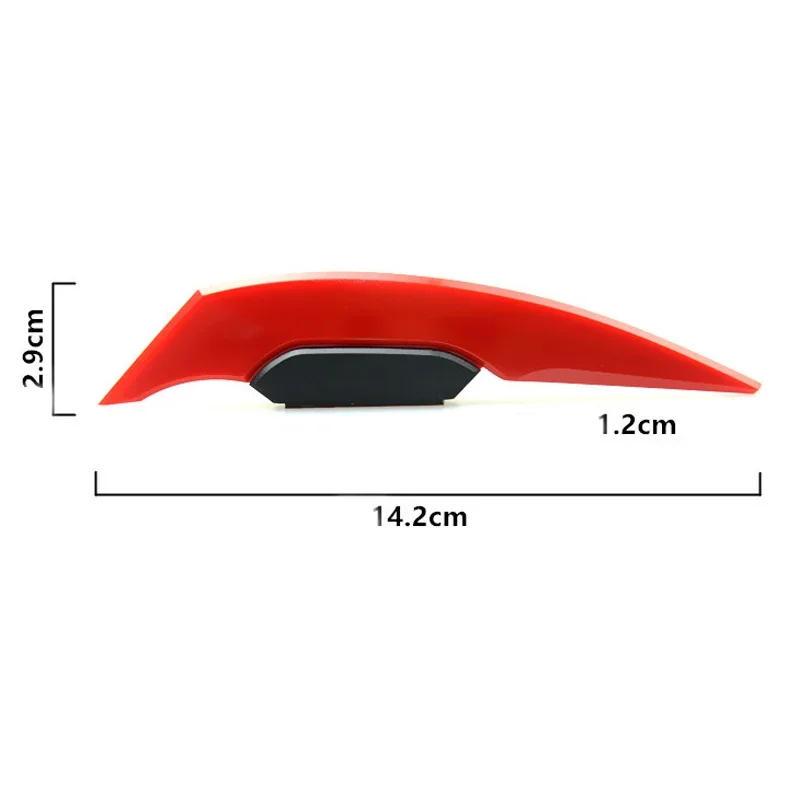 1 Pair Of Motorbike Modification Colourful Claw-shaped Wind Blade Left and Right Side Wind Deflector Decorative Stickers