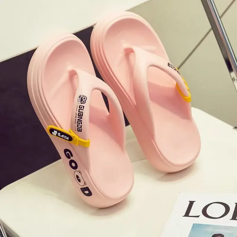 

Women's thick-soled Eva flip-flops for increasing height, suitable for home use, anti-skid, and perfect for summer.