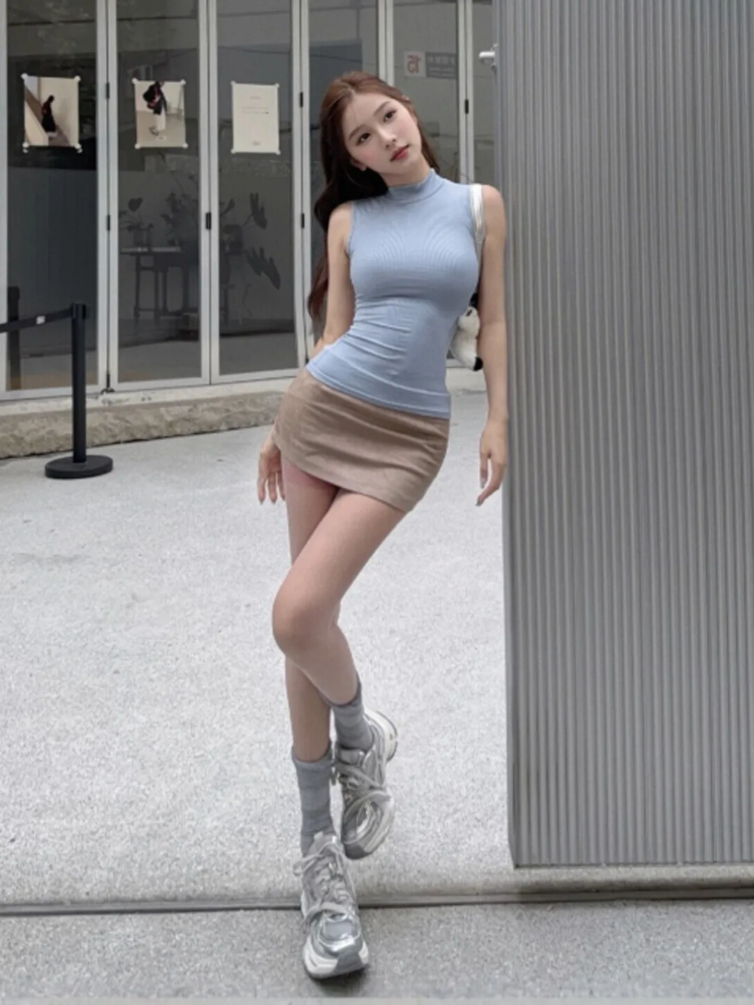 

Elegant Two-Piece Set Vest Top Bodycon Skirt Complete Outfit Unique Super Beautiful Summer Fashion Women's Clothing Set