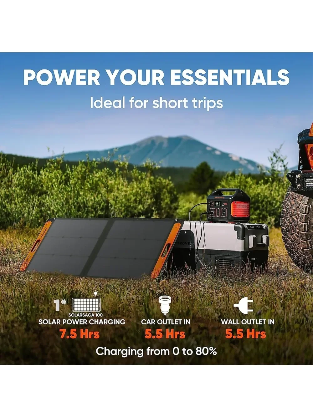 

Portable Power Station Explorer 500, 518Wh Outdoor Solar Generator Mobile Lithium Battery Pack Outlet for Home Use