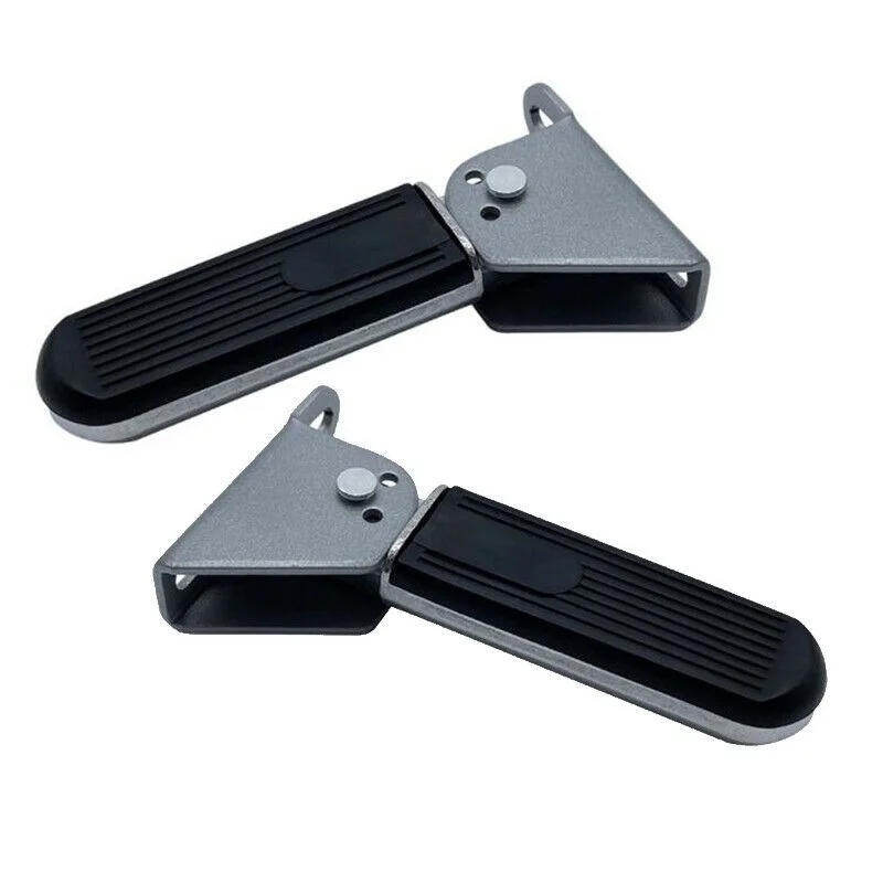 2PCS Left&Right Universal Motorcycle Foot Pegs Footrest Racing Pedal Durable