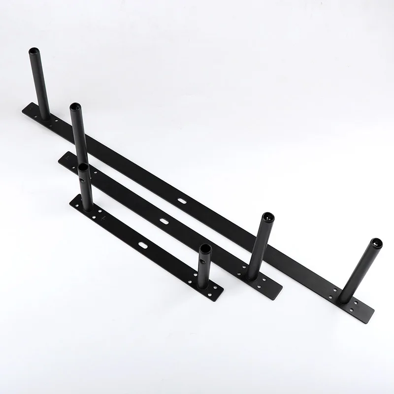 Hanging hidden simple support on the wall, black invisible concealed baffle bracket, single-layer shelf metal bracket