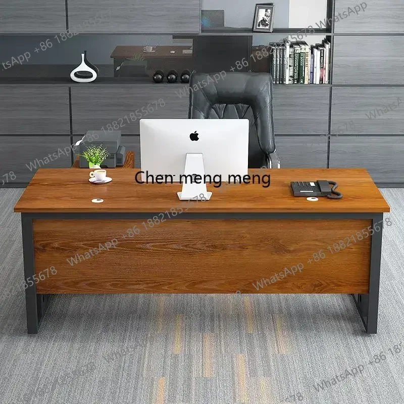 Hot sales Long Drawer Office Desk Organizers Space Saving Nordic European Office Desk Minimalist Wooden Escrivaninha Unique Furn