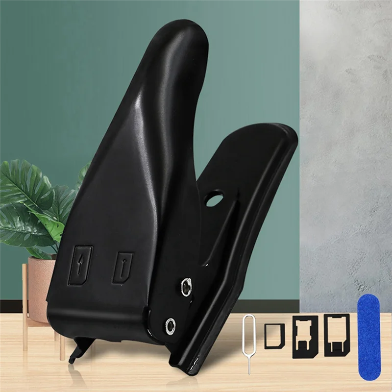 A44U 2 conjuntos de cortador de cartão SIM de telefone celular de dupla finalidade, cortador de cartão de telefone móvel são adequados para telefones inteligentes