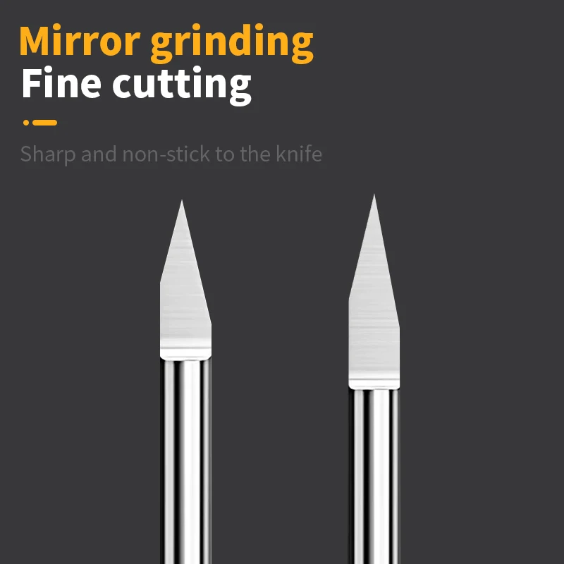 لقم نقش مسطحة القاع نحت باستخدام الحاسب الآلي 20 30 °   جهاز توجيه كربيد التنغستن PCB خشب أكريليك بلاستيك ثلاثي الأبعاد قاطعة المطحنة 3.175 4 6 20 مللي متر