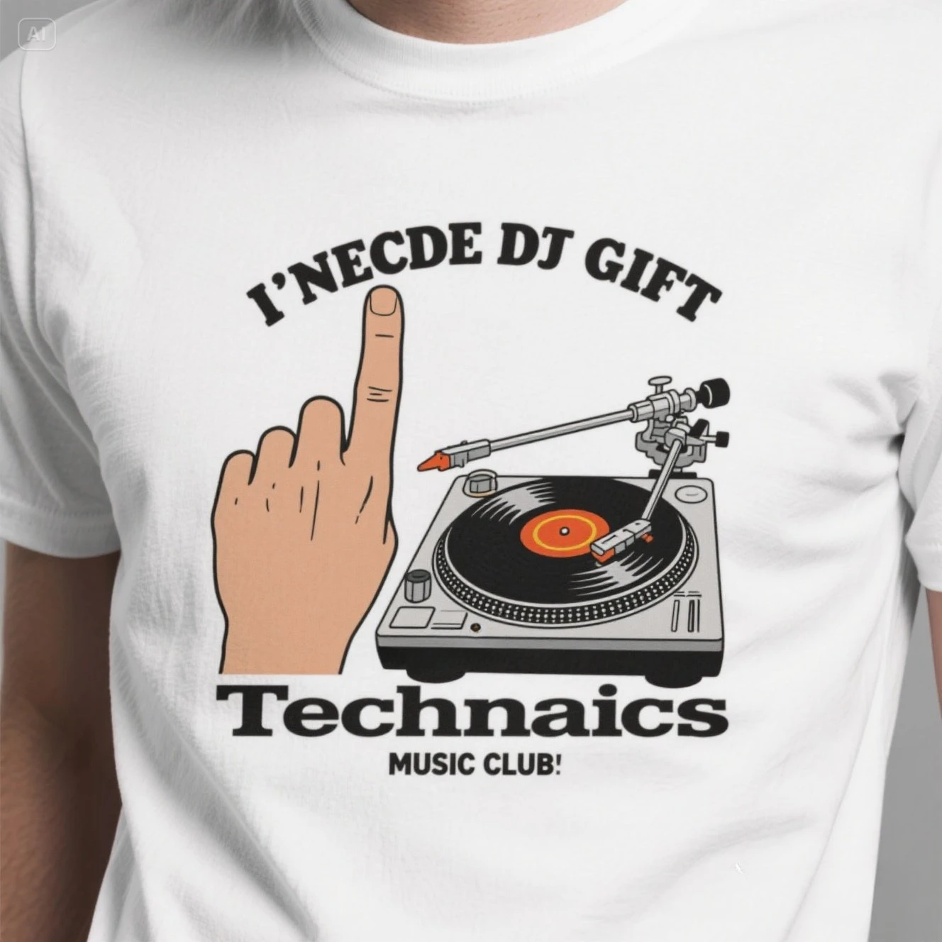 

DJ Gift Tonearm Finger Vinyl Master Technics Deejay Music Club T-Shirt 100% Cotton O-Neck Short Sleeve Casual Mens T-shirt