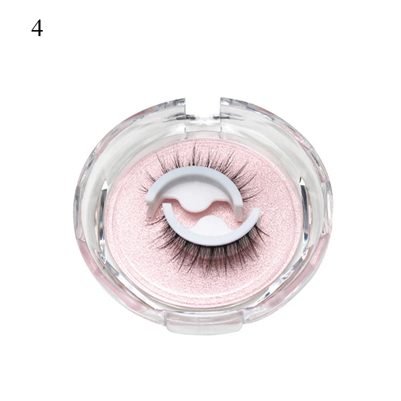 1 Paar Make-up selbstklebende falsche Wimpern aus künstlichem Nerz, keine Rückstände auf der Haut, 3D-falsche Wimpern, wiederverwendbar, natürliche lange Wimpern – Detail 12