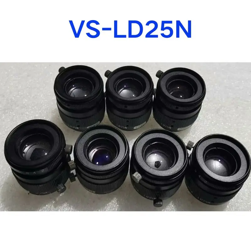 Used VS-LD25N high-resolution macro industrial lens tested OK and the function is intact