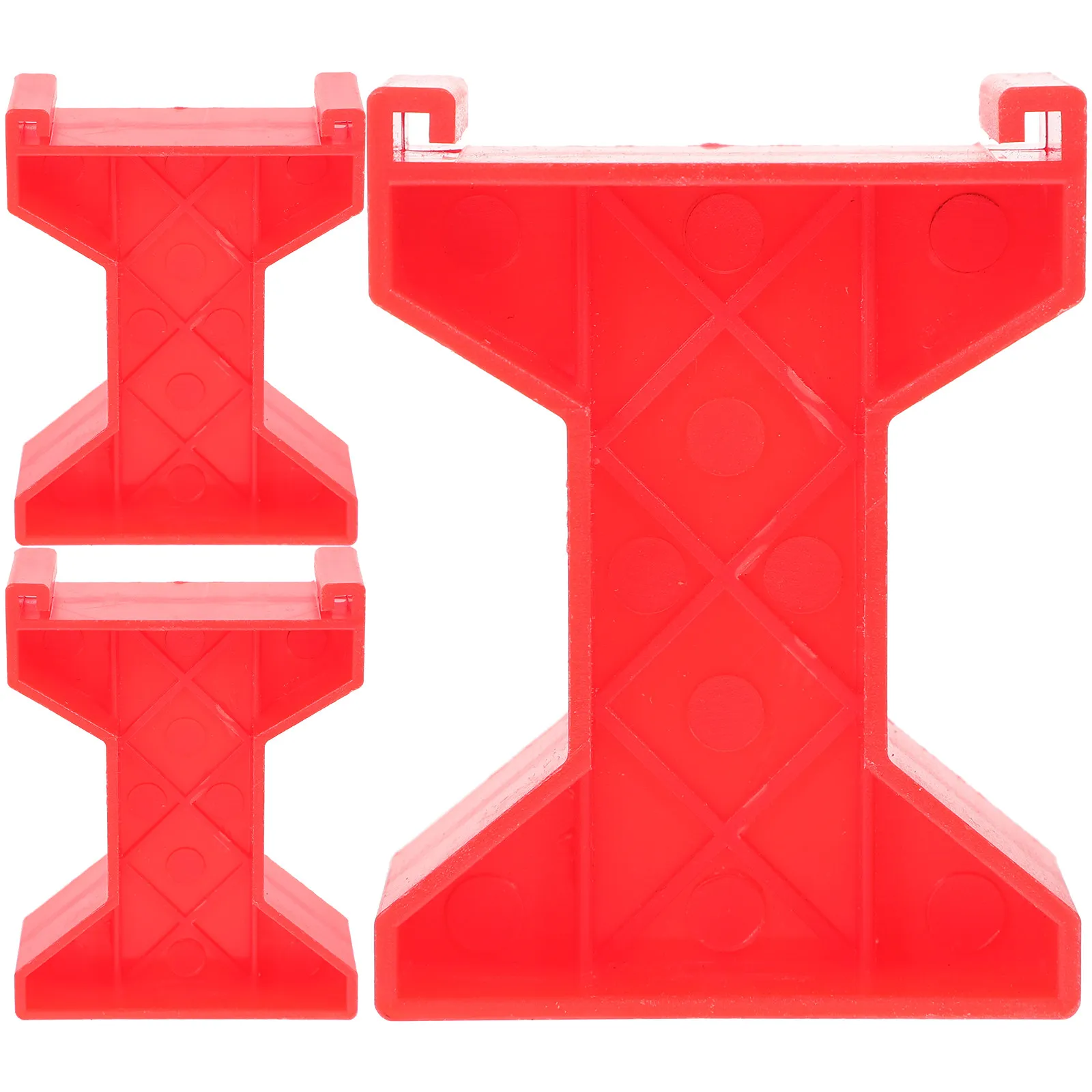 

3Pcs Railway Train Bridge Pier Multi Level Plastic Support Risers Simulation Bridge Support for Backyard Lawn Playroom