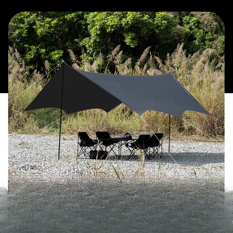 

Outdoor exquisite camping dish canopy awning camping picnic rain and sun protection Internet celebrity models