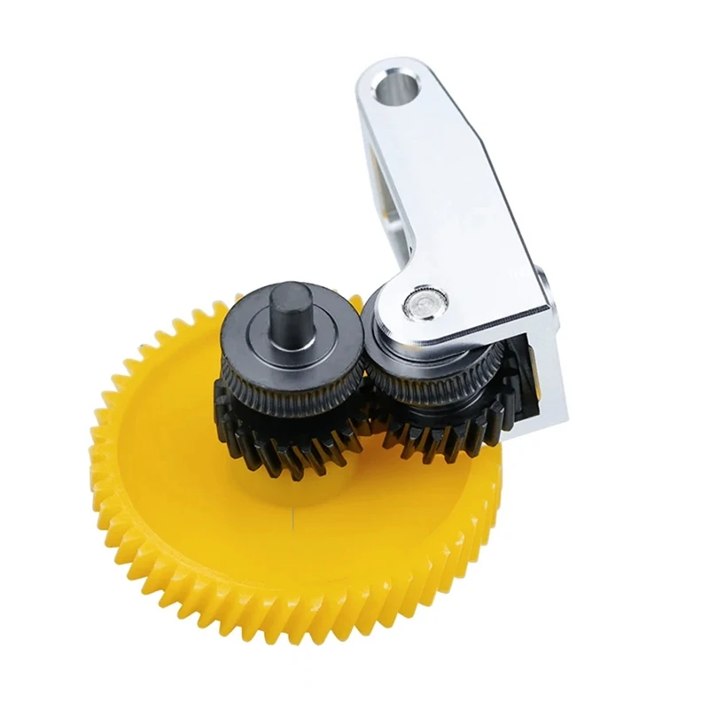 Upgrade Hardened Steel Extruder Gear Assembly For Bambu Lab P1S P1P X1 Carbon X1C 3D Printer Parts Accessories Yellow+Black