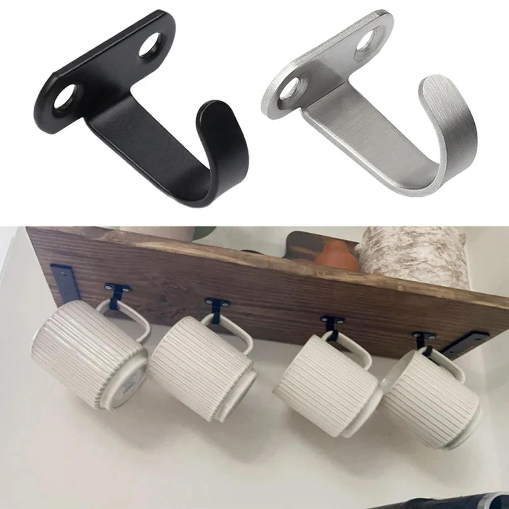  Ceiling Hooks Stainless Steel Heavy Duty Hanging Hook Top Hanger For Plant Lights, Kitchen Garage Multi-Purpose Storage Hanger view 4