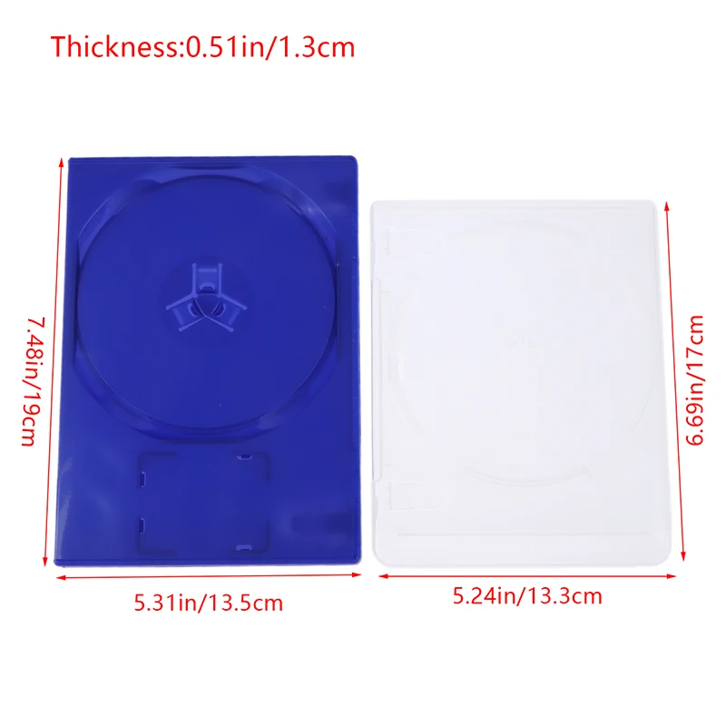 1Pc CD Game Case Cover Protective Box For PS2 PS3 Game Disk Holder CD DVD Discs Storage Box For PS2 PS3 Game Disk Cover Case