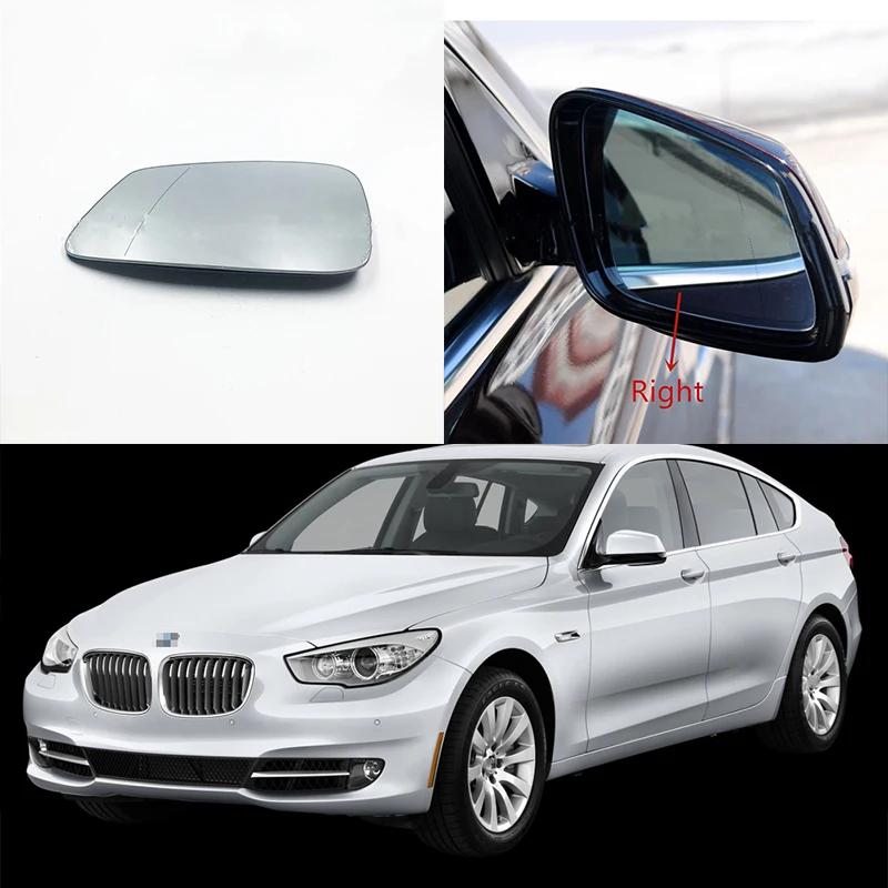 

Left Right Heated Mirror Glass With Wire 4 Pins For BMW 5 6 7 E60 F10 F18 GT F07 F06 F01 F02 51167186587 51167186588