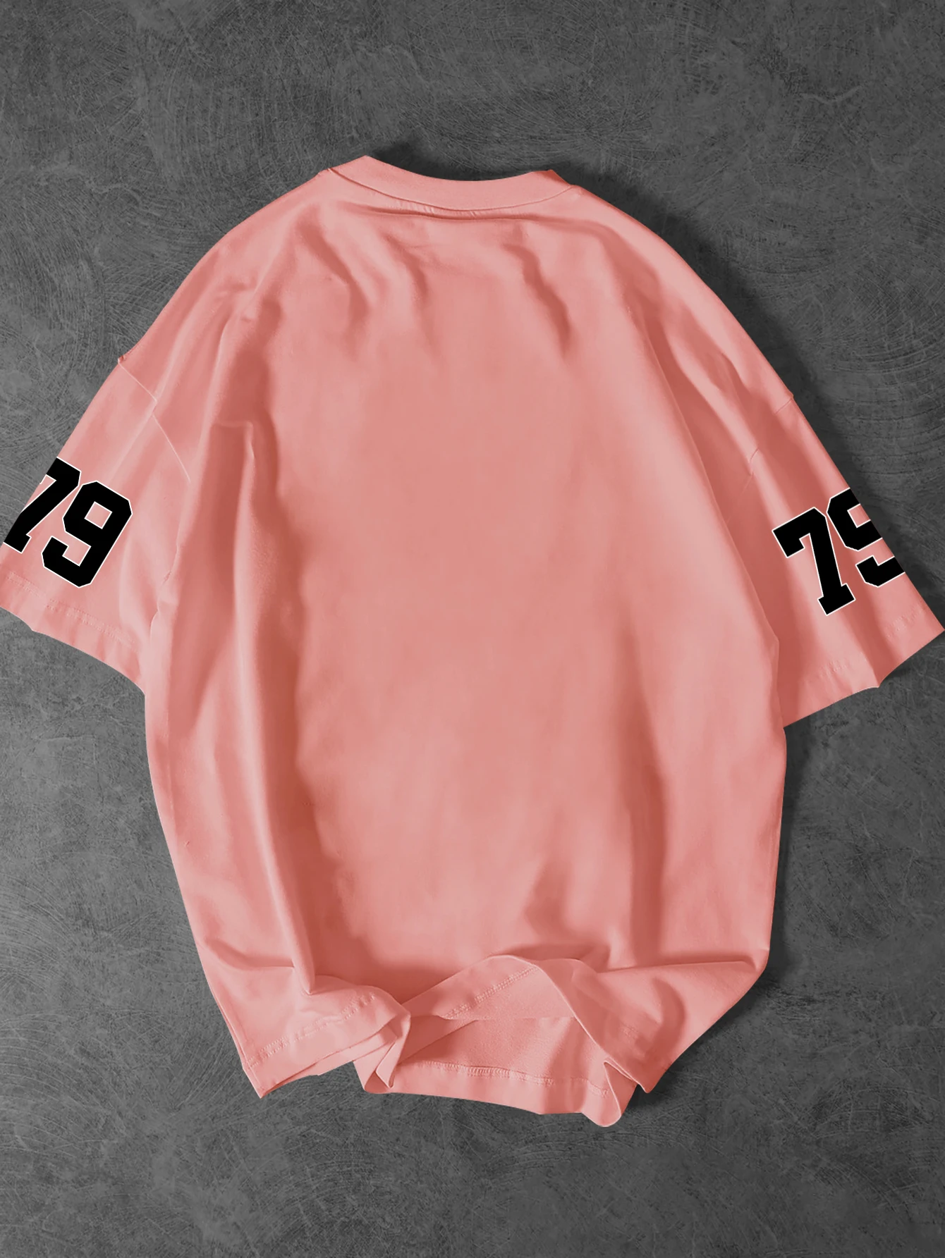 Herren-T-Shirt „Los Angeles USA Number 79“ mit amerikanischem Flaggen-Print, übergroßes Kurzarm-T-Shirt, S-XXL – Detail 7