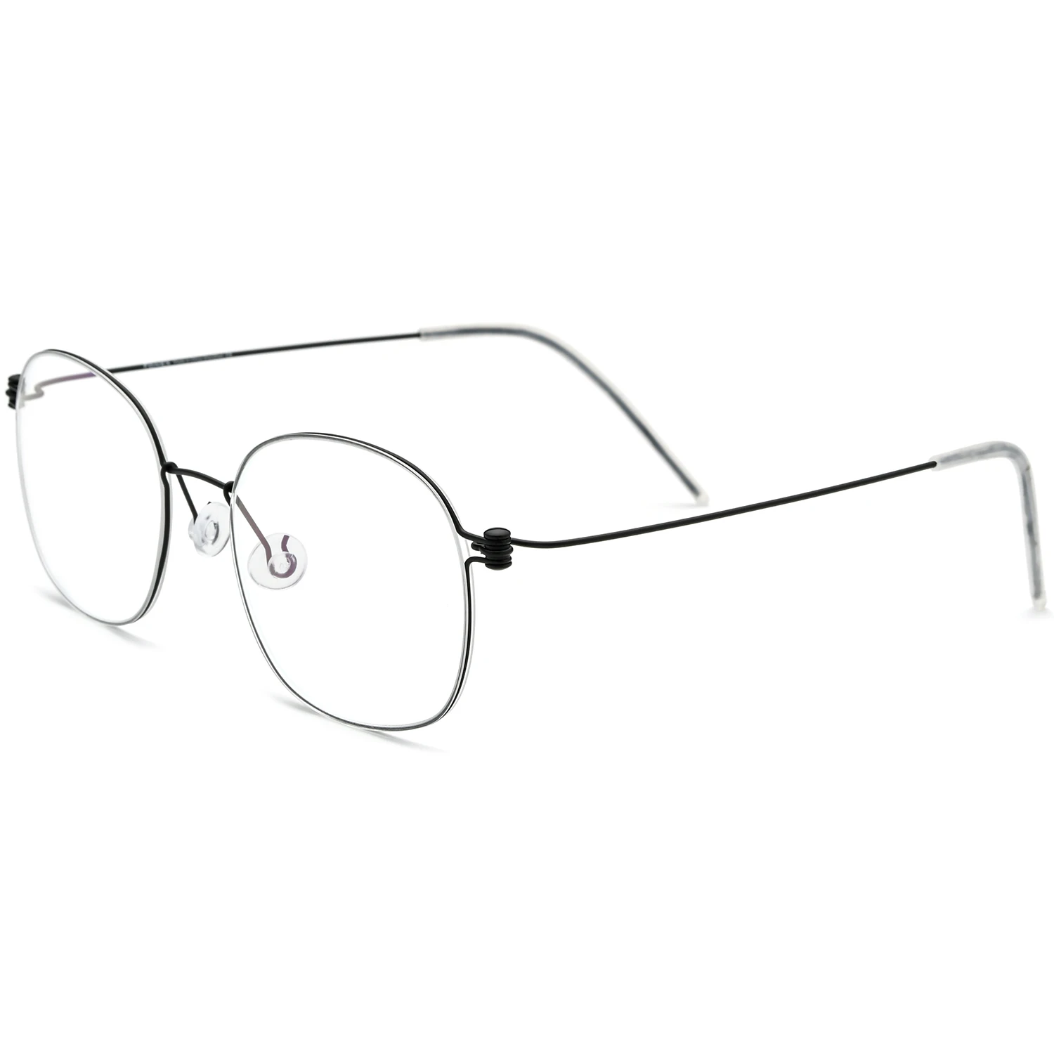 FONEX Progressive Prescription Eyeglasses Custom Photochromic Myopia Optical Lens Eyewear Men Square Titanium Glasses Frame 7513