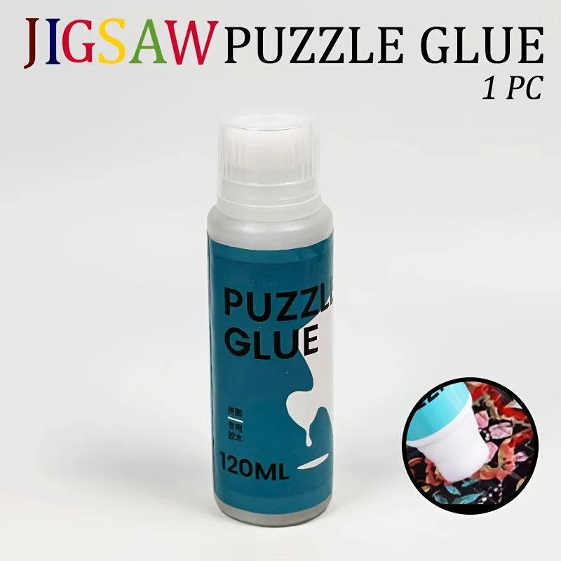 Puzzle Glue 120ml (4oz) - Clear Dry Puzzle Preservation, Spe