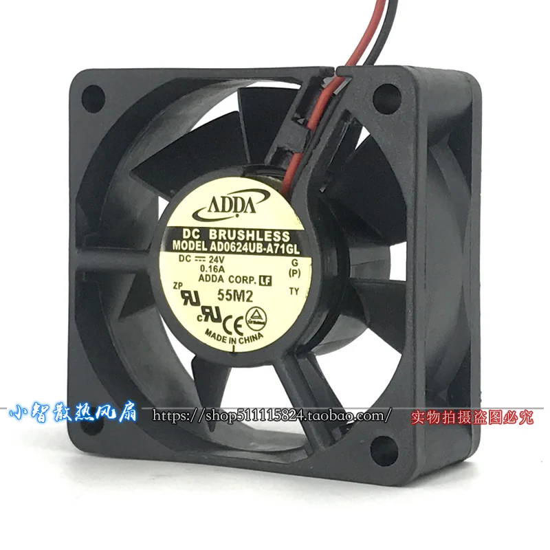 ORIGINAL AD0624UB-A71GL 24V 0.16A 6025 60*60*25mm NEW COOLING FAN RADIATOR