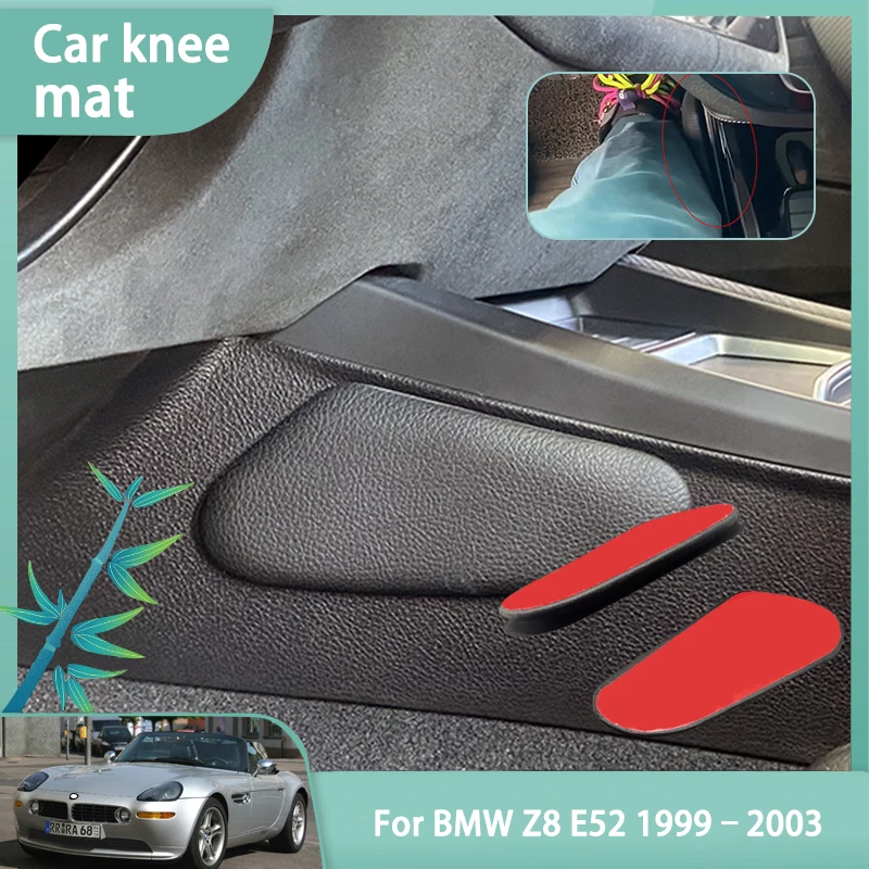 

Car Knee Mat For BMW Z8 E52 1999 2000 2001 2002 2003 Leg Pads Floor Mats Thigh Support Cushion Accessories Instrument Desk Parts