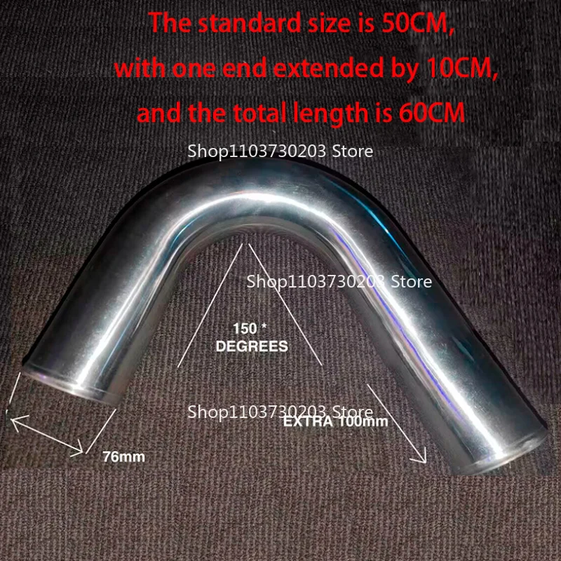 DIY Aluminum Tube Modification To Extend The Intercooler Pipeline/turbocharger Pipeline By 10cm At 150 Degrees